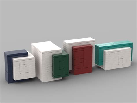 Lego Moc Interlocked Puzzle Boxes By Gsabey08 Rebrickable Build