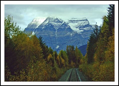 Mount Robson From The Via Rail Canadian A Photo On Flickriver