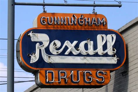 Cunningham Rexall Drugs Neon Sign Located In New Tazewell Flickr