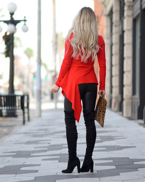 The Best Top For 55 Most Flattering Leggings And Over The Knee Boots