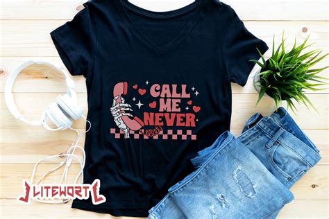 Call Me Never Skeleton Valentine Svg Graphic By Litewort · Creative Fabrica