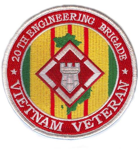 20th Engineer Brigade Vietnam Veteran 4 Patch