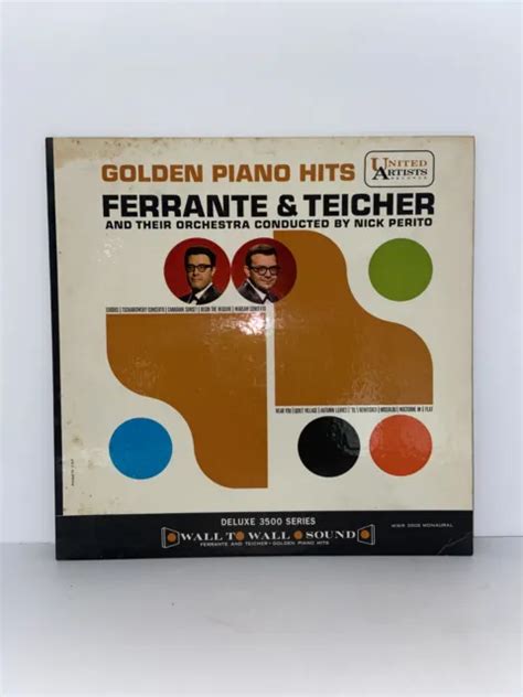 Ferrante And Teicher Golden Piamo Hits Deluxe 3500 Series Vinyl United Artists 245 Picclick