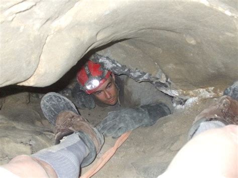 Spelunker John Jones Trapped Upside Down In A Cave Sweatypalms