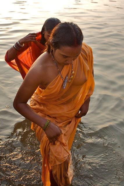 Pilgrins Morning Bath Varanasi Remy Bourganel Flickr