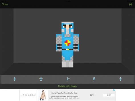 Knight 4 From Skin Pack 4 On The Console Version Of Minecraft