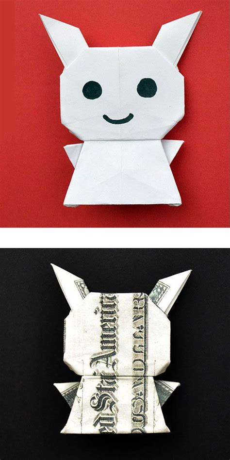 Funny Bunny Money Origami Animal Dollar Rabbit Tutorial Diy How To