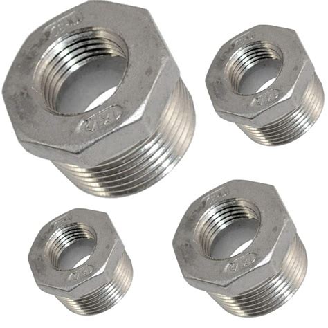 Buy Thread Reducer Bushing 1 Male X 12 Female Adapter Pipe Fitting With Stainless Steel 304