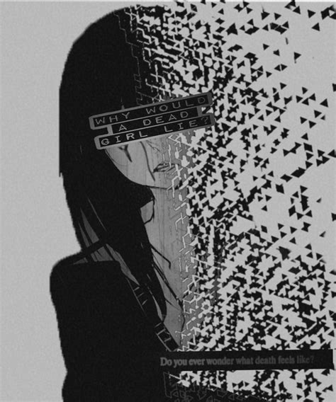 Sad Anime Girl Aesthetic Depression Broken Joke Aesthetic Sad