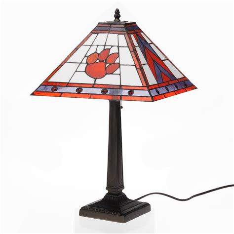 Clemson Tigers 23" Mission Tiffany Table Lamp