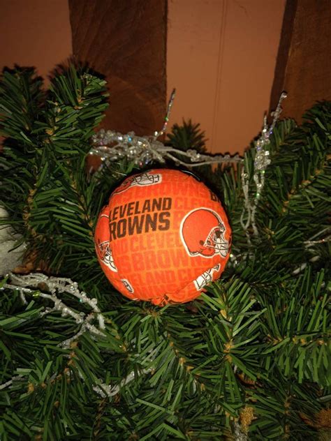 Nfl Cleveland Browns Christmas Ornament S Etsy