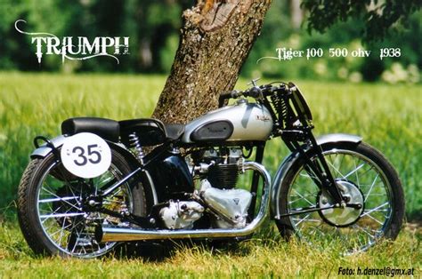 Triumph Tiger 100 500 Ohv 1938 Triumph Bobber Classic Motorcycles
