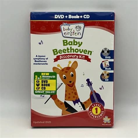 Baby Einstein Baby Beethoven Discovery Kit Dvdcdbook 2010 Brand