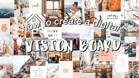 How To Create A Digital Vision Board Manifestation Tips 2020 Youtube