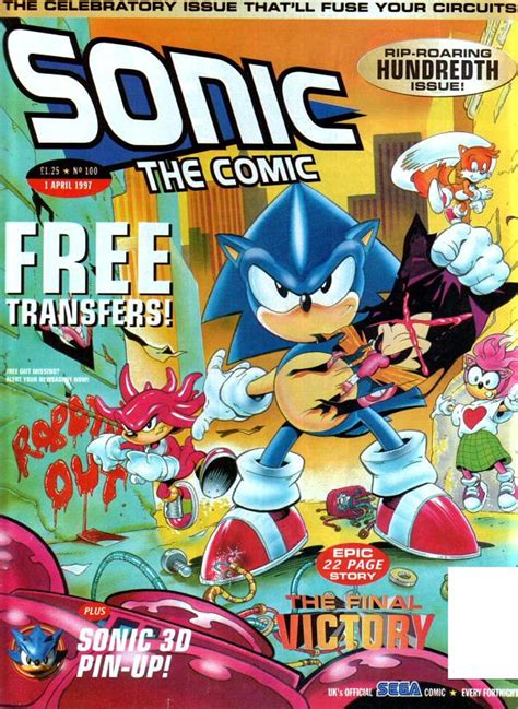 Sonic The Comic Issue 100 Sonic News Network The Sonic Wiki
