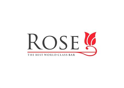 Premium Vector Rose Flower Logo Design Template
