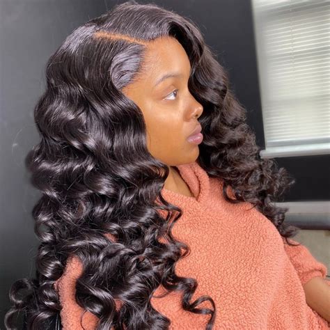 Brazilian Virgin Loose Wave 360 Frontal Lace Wig Hy999 Bea Hairs