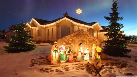 Nativity Thomas Kinkade Christmas Wallpapers Top Free Nativity Thomas