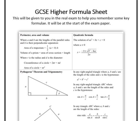 2022 Gcse Maths Edexcel Student Friendly Topic Lists And Revision