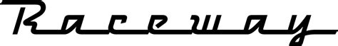 Raceway Medium Font