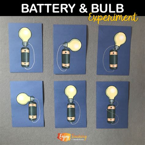 Battery and Bulb Experiment | Experiments, Electricity activities, Bulb
