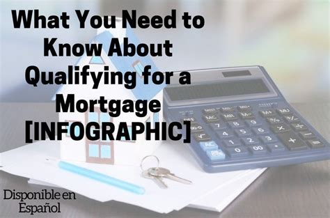 What You Need To Know About Qualifying For A Mortgage Infographic Mortgage Infographic