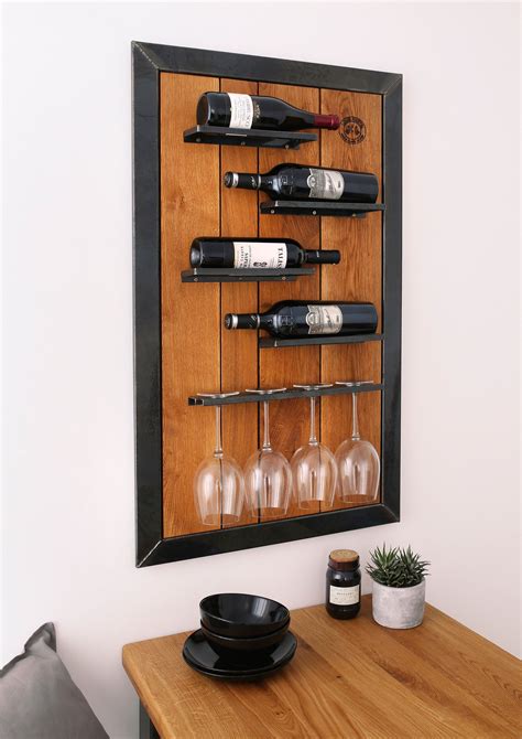 Wine Shelf Wine Oak Wall Shelf Louis Martel Bottle Shelf Wine Cabinet Glass Shelf Wine Shelves