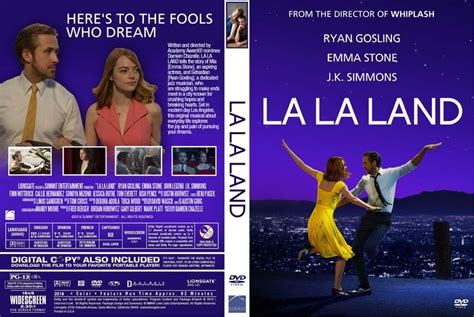 Райан гослинг, эмма стоун, джон ледженд и др. La La Land (2016) Custom DVD Cover