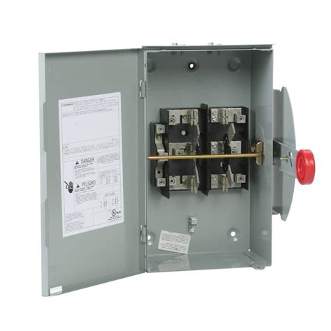 Eaton 100 Amp 2 Pole Non Fusible General Duty Safety Switch Disconnect