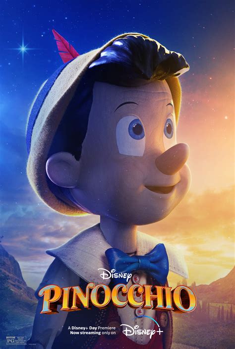 Pinocchio 2022 Live Action Film Character Posters