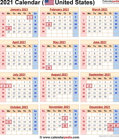 There will be no postal service. 2021 Us Holidays Printable List | Calendar Template Printable