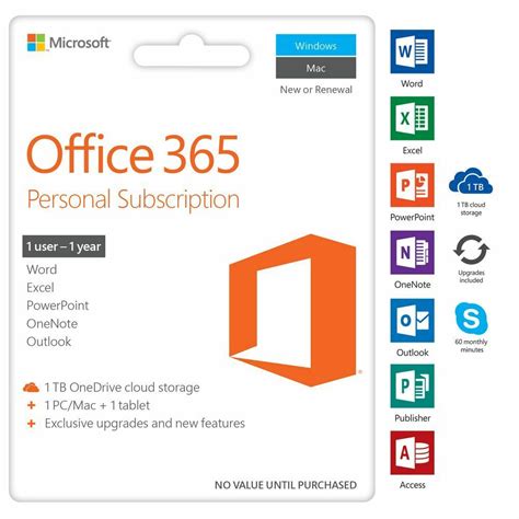 Microsoft 365, formerly office 365, is a line of subscription services offered by microsoft which adds to and includes the microsoft office product line. Microsoft Office 365 Personal 1 Device 12 Months Card | eBay