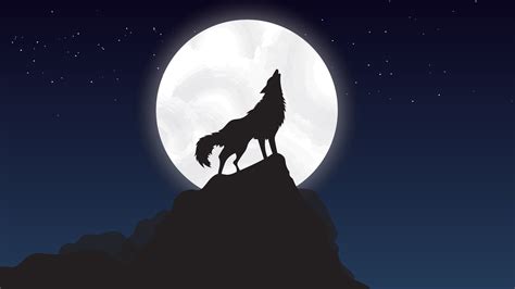 Wolf Howling Wallpaper Desktop