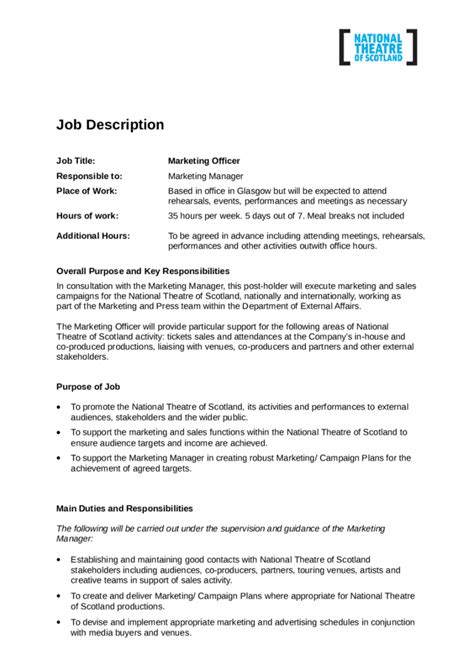 Supervisor Job Description Template