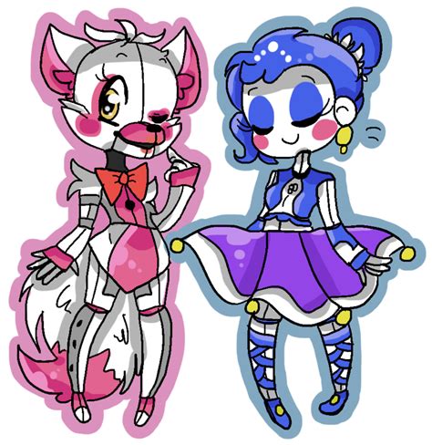 Funtime Foxy And Ballora My New Otp By Ifuntimeroxanne Funtime Foxy Fnaf Sister Location Fnaf