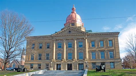 Ironton Courthouse Is Reopened With Social Distancing Measures The