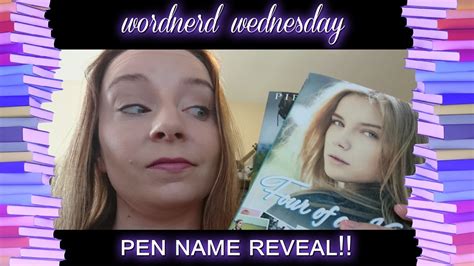 Pen Name Reveal Giveaway Youtube