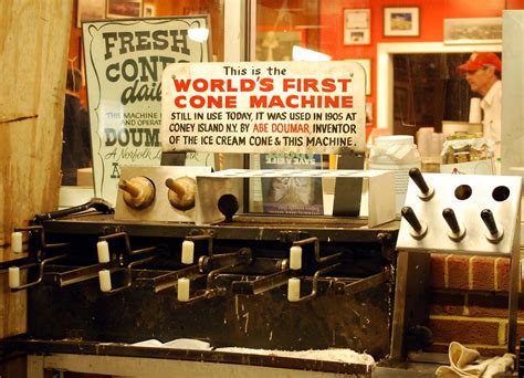 World S First Ice Cream Cone Machine Doumar S Virginia Flickr