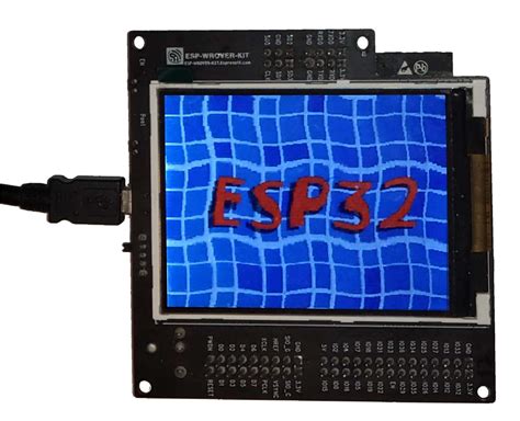 Using The Lcd Display Of The Esp32 Wrover Board Visualgdb Tutorials