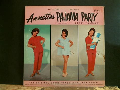 Annette Funicello Pajama Party Lp Disney Us 1964 Soundtrack V Rare Ebay