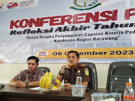 Refleksi Akhir Tahun Kejari Karawang Beberkan Sejumlah Capaian Kinerja