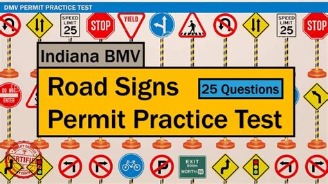 Written Test For Driving Indiana Bmv Road Signs Permit