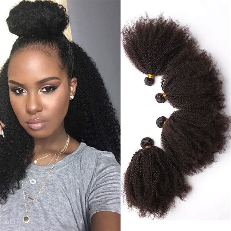 We also provided images of human hair weaves for inspiration. Mongolian Afro Kinky Curly Hair 4pcs/Lot Kinky Curly ...