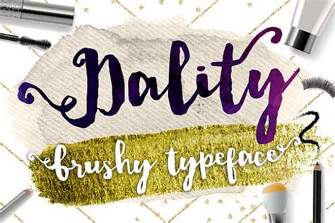 Paint Brush Fonts To Use In Your Designs For Spring And Summer