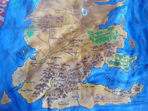 Westeros Map Dress Dorne And The Reach By Lizasuarez On Deviantart