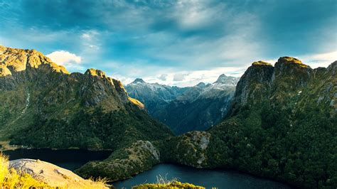 1920x1080 New Zealand Fiordland National Park Mountains