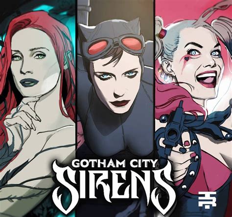 Gotham City Sirens Dc Comics Art