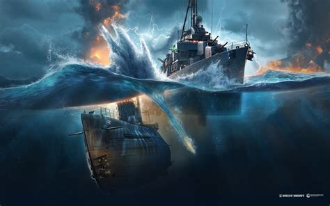 Wallpaper Dunia Kapal Perang Wows Kapal Perang Wargaming 2560x1600