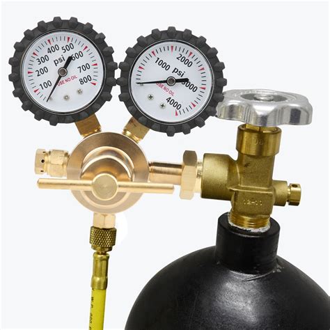 CGA580 Nitrogen Regulator Gas Air Pressure Regulator W. 0‑800 PSI ...