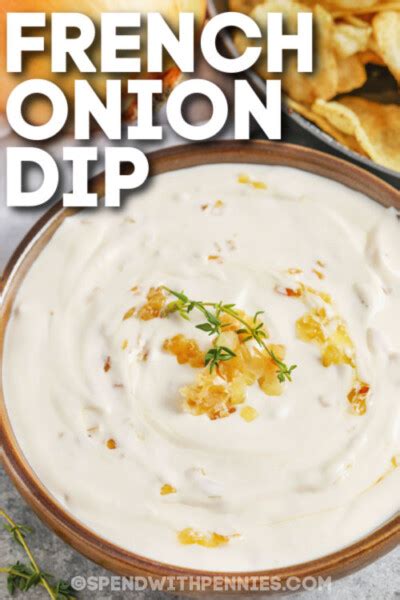 French Onion Dip From Scratch Team Jix